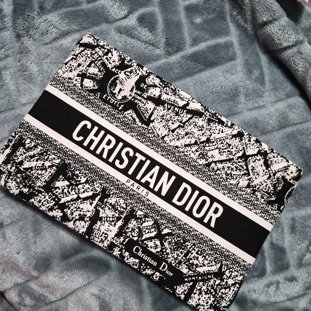 Dior Black and White Cosmetic Bag